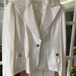 Banana Republic White Blazer